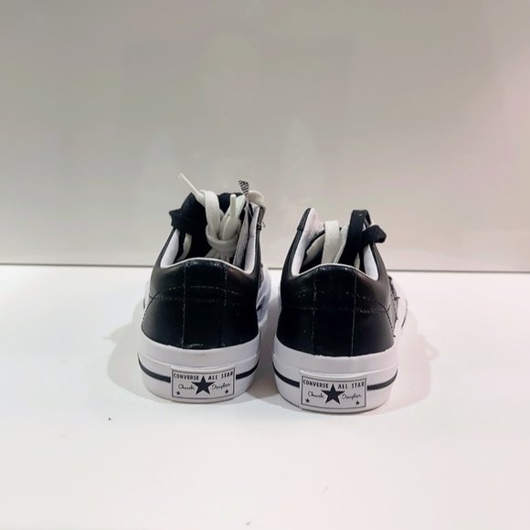 Converse All ⭐️ Star Black Leather : Size : 4.5 - Picture 6 of 8